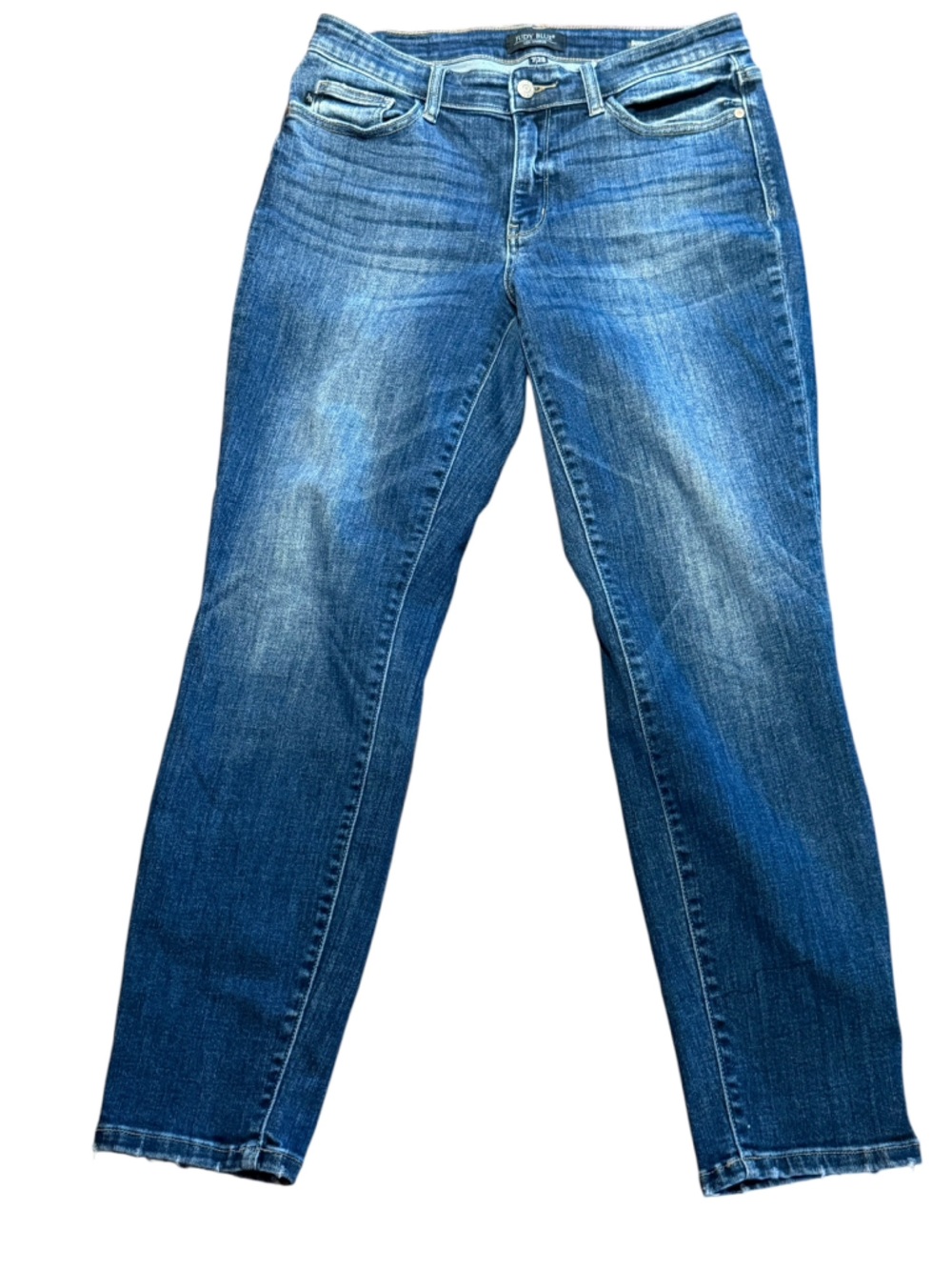 Judy Blue Women’s 7/28 x 28 Boyfriend Fit Mid Wash Jeans